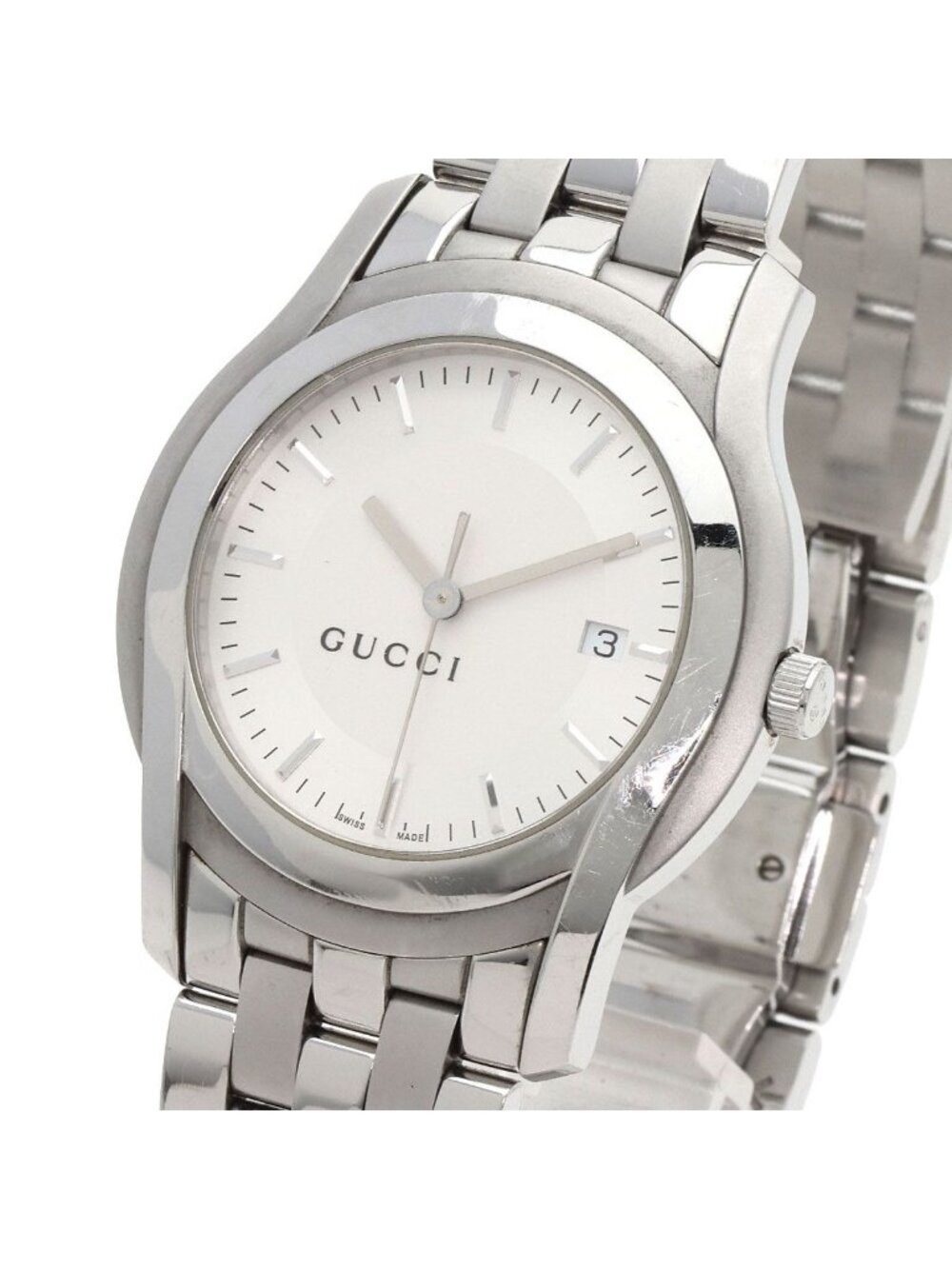 Gucci Round Face Watch SS - Picture 3 of 15